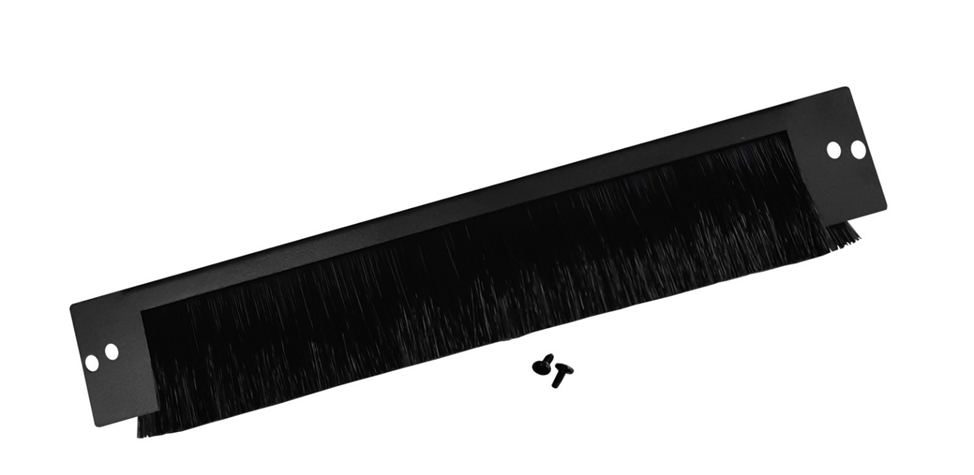 Кабельный щеточный ввод, для шкафов серий WMA, SOLO, DUO, Expert, черный/металлический "A"