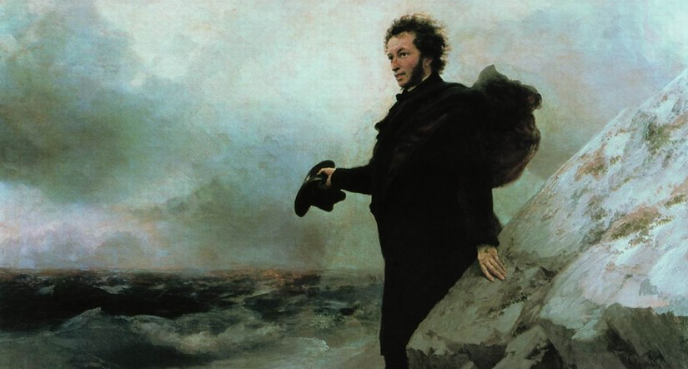Иван Айвазовский, Илья Репин. Прощание Пушкина с морем. 1877. Всероссийский музей А.С. Пушкина, Санкт-Петербург