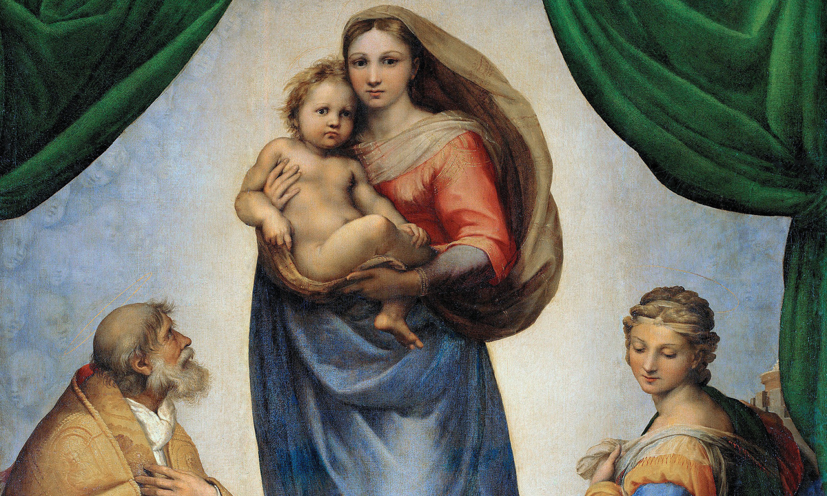 Изображение: «Сикстинская Мадонна», Рафаэль Санти (1512 г.)