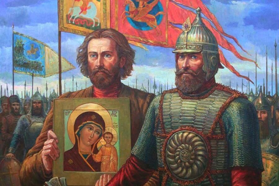 Козьма Минин и князь Пожарский.