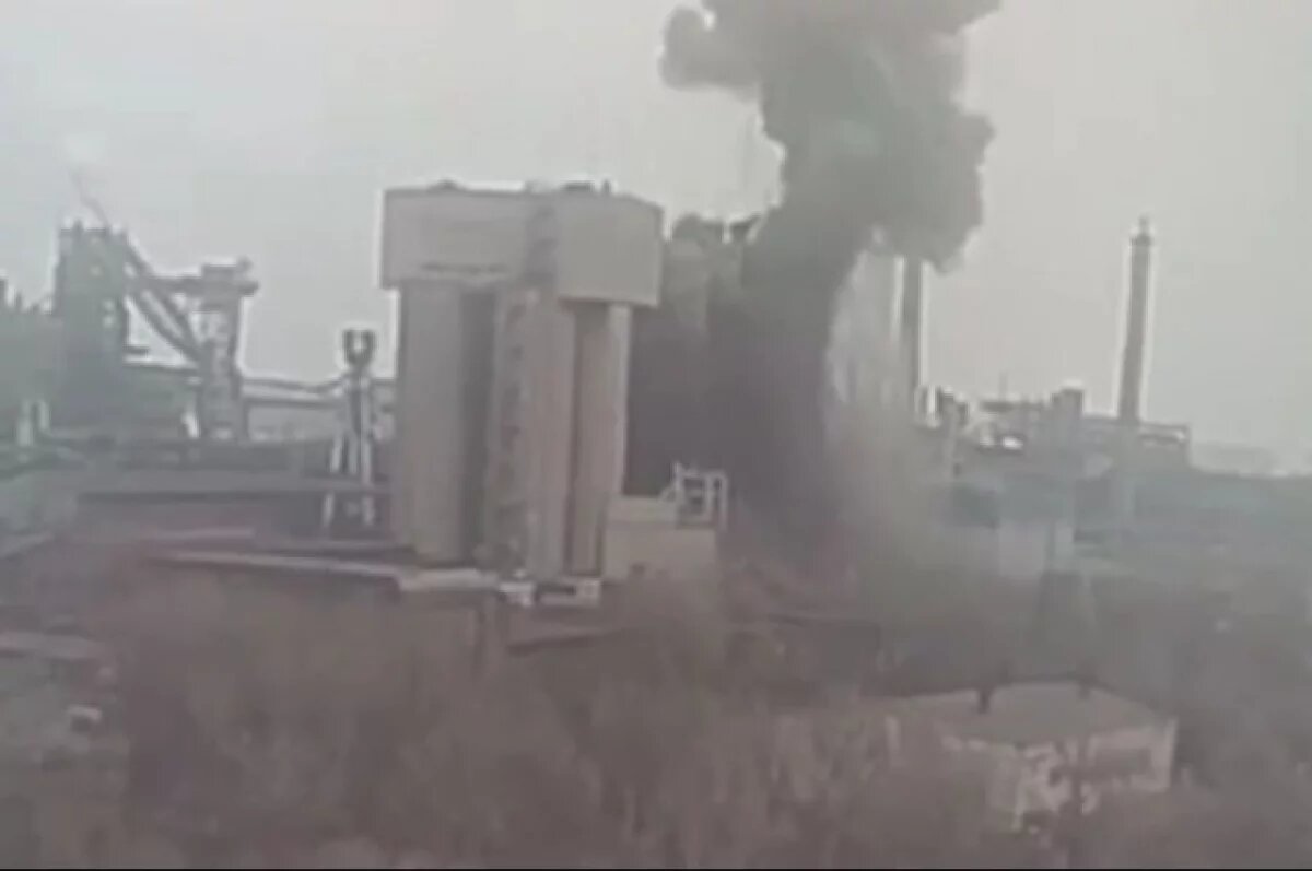    Взрыв на металлургическом заводе в Каменском.