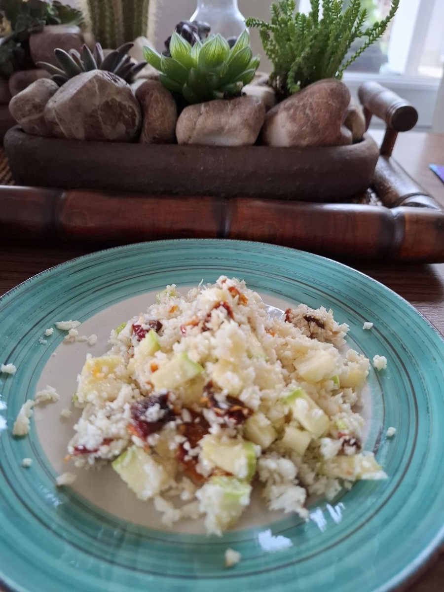 Салат из кабачков с цветной капустой. Как с сыром