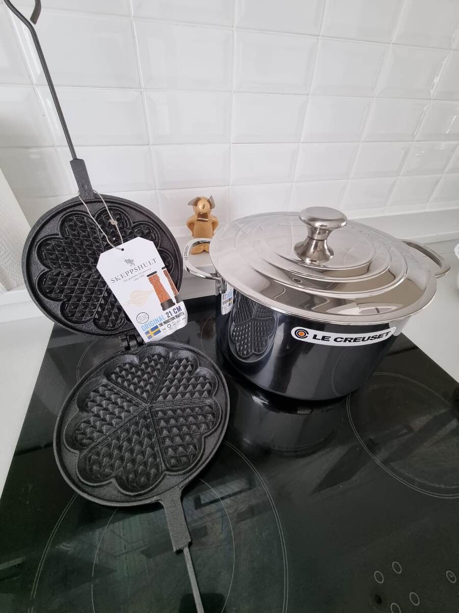 Вафельница индукционная чугунная Skeppshult 0010 для толстых вафель