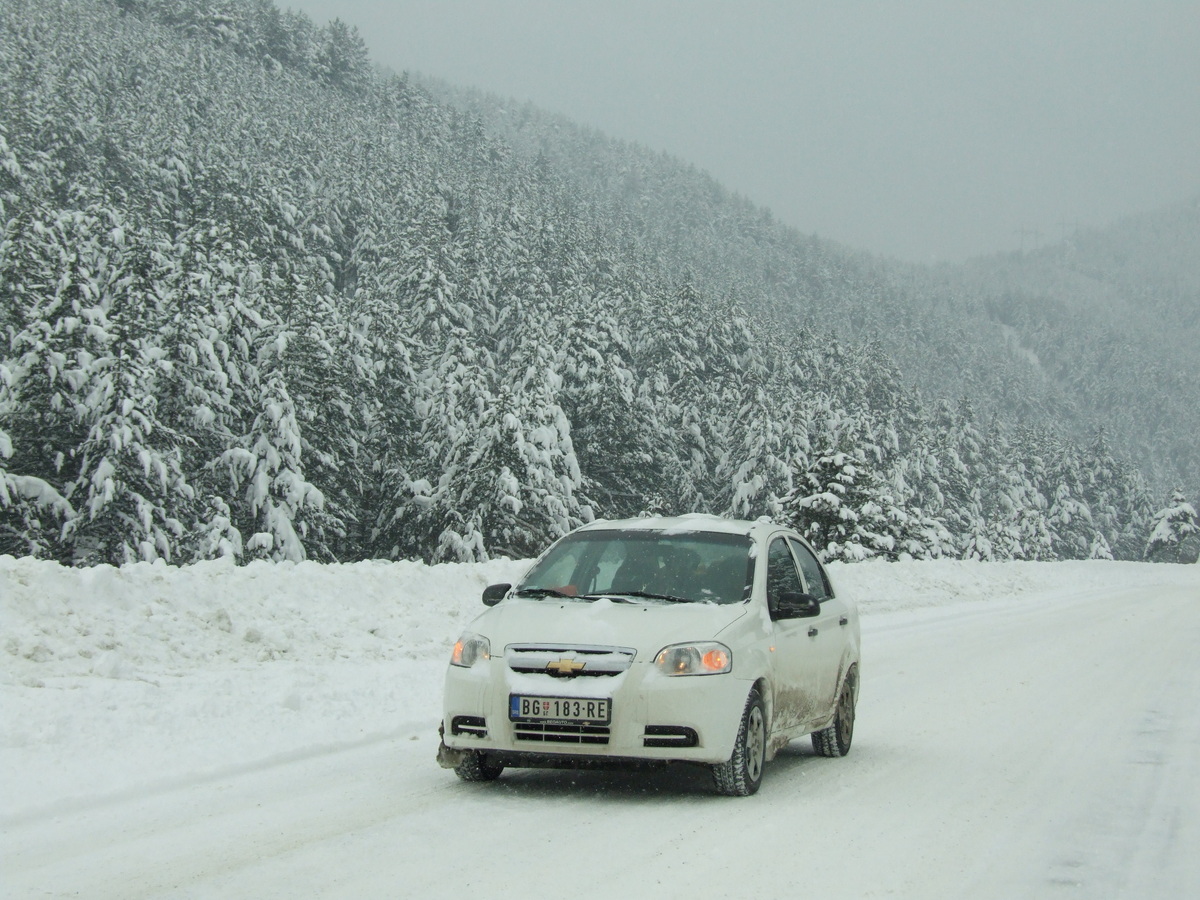 Зима в Сербии