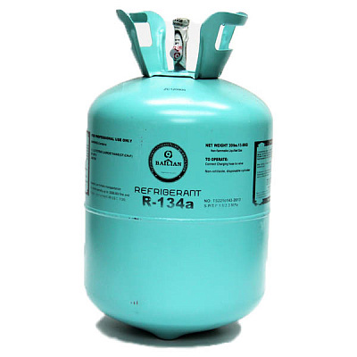 На фото фреон R-134a