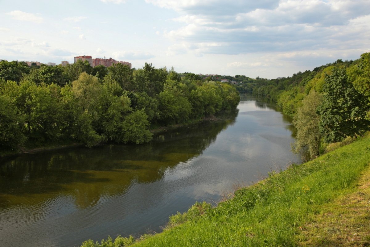 река Пахра, Подольск