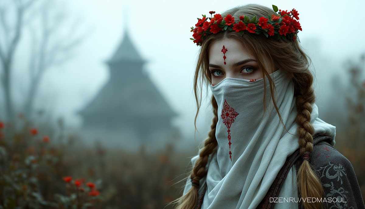 Авторское изображение @vedmasoul. Cгенерировано ИИ. Порча на изоляцию, сглаз, крадник