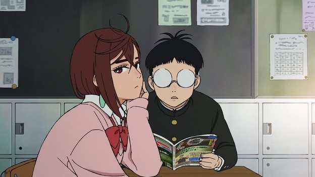 Кадр из аниме "Dandadan"