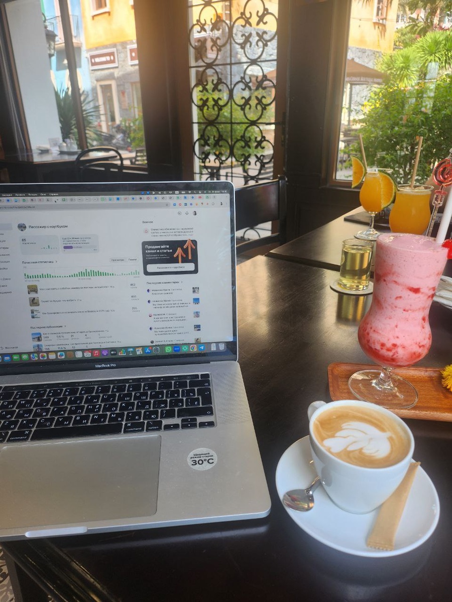 иногда работаю из кафе