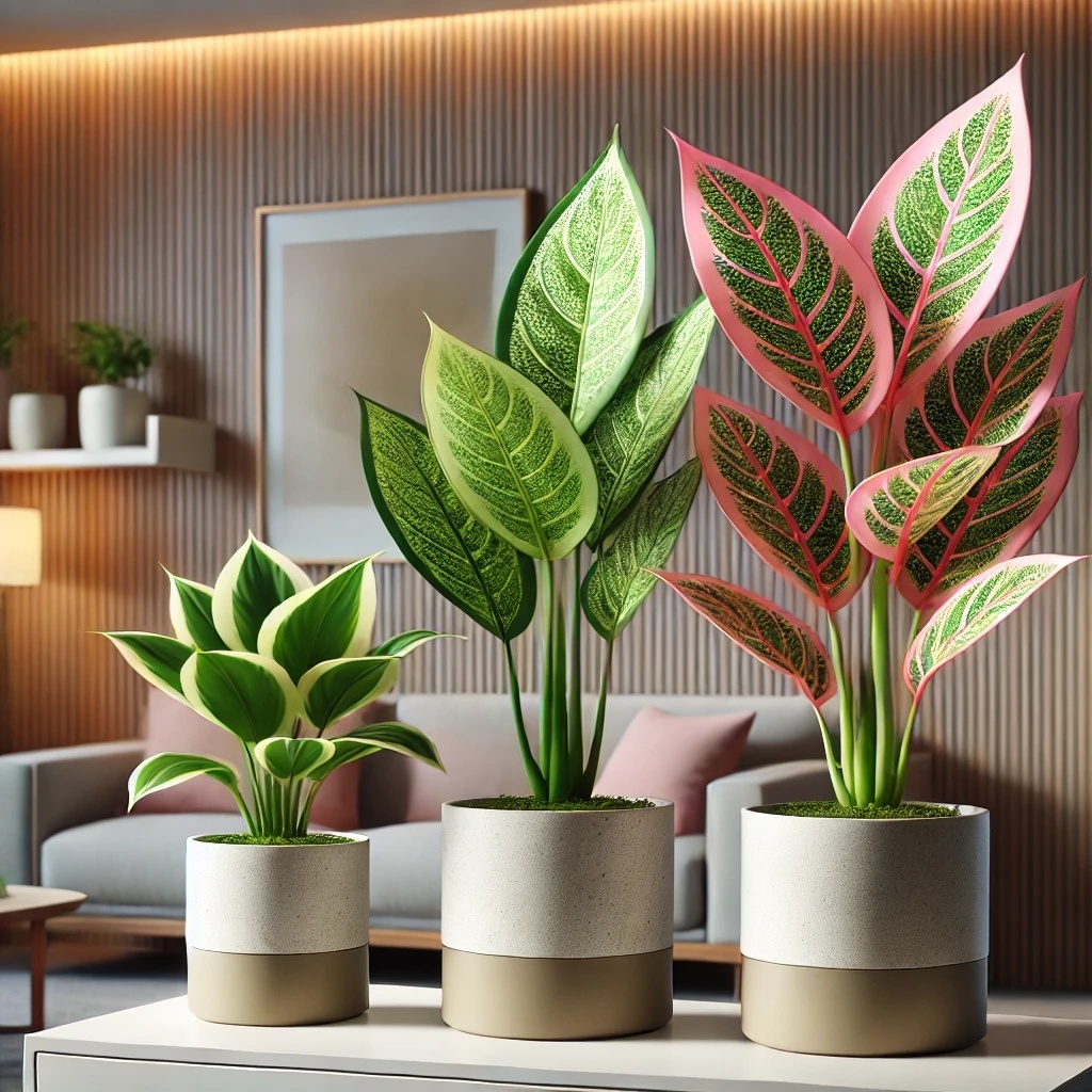 Аглаонемы такие разные, такими их видит ИИ. 