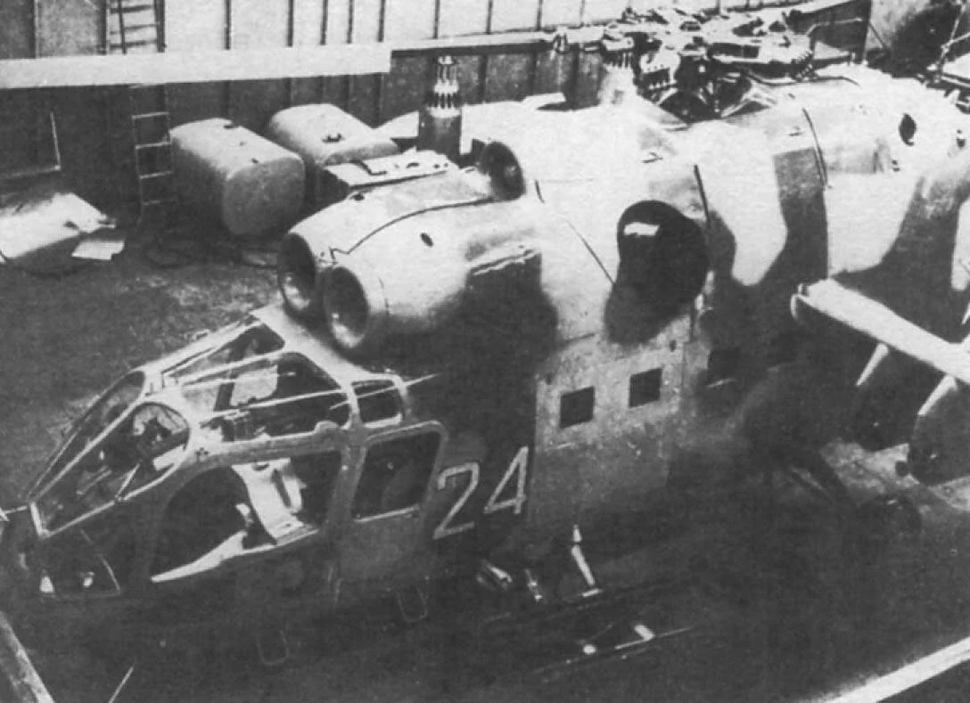 Макет В-24 с двумя двигателями