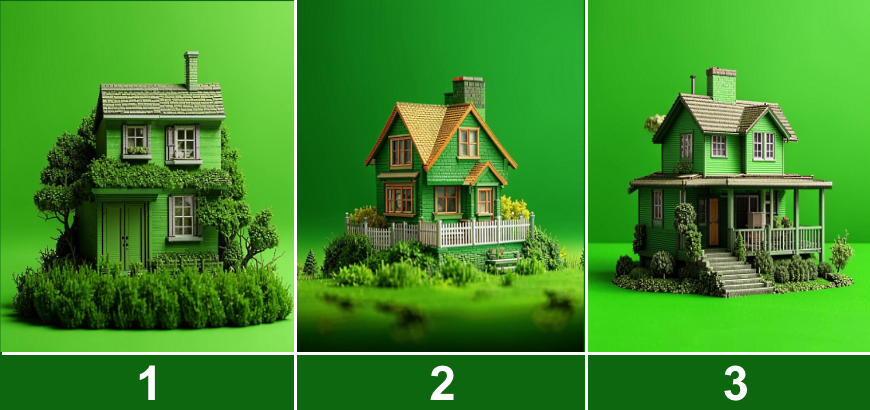 Выберите домик