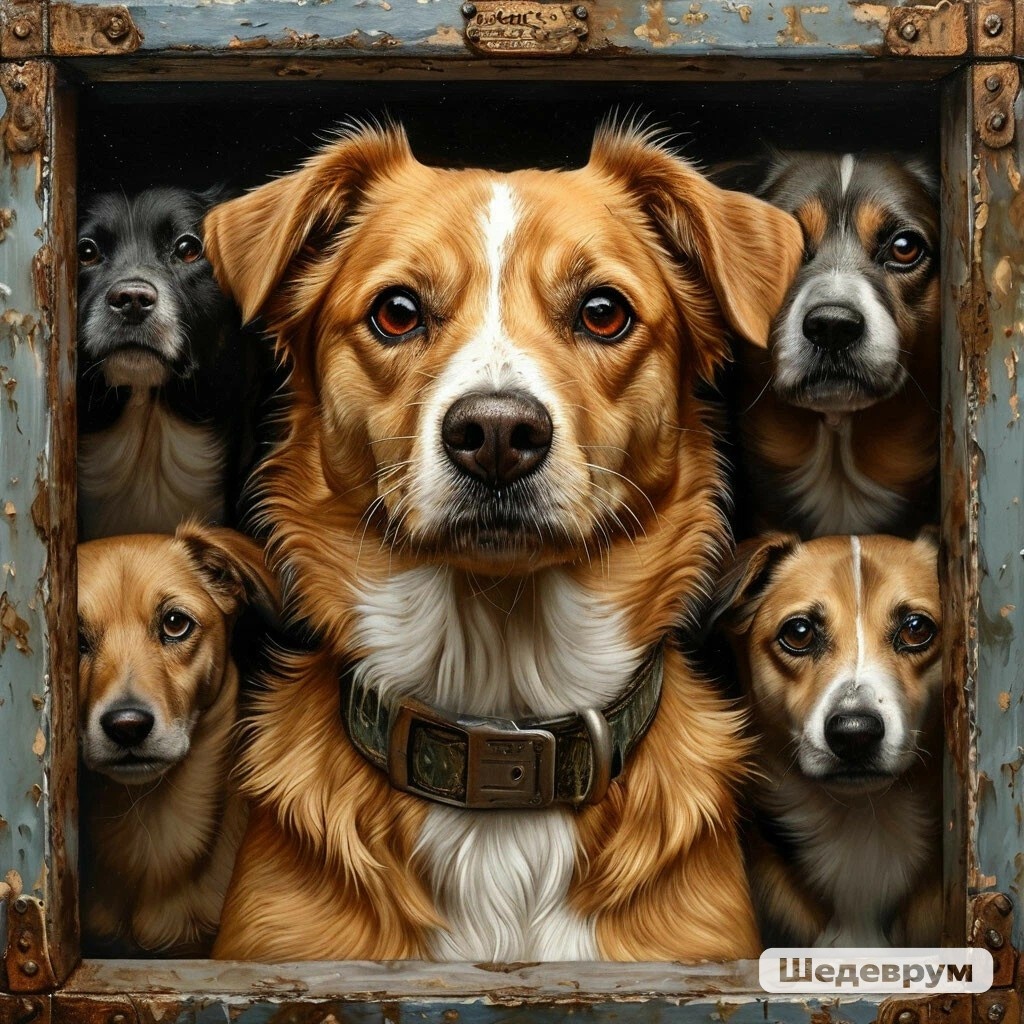 Картинка, созданная ИИ на сайте Шедеврум.