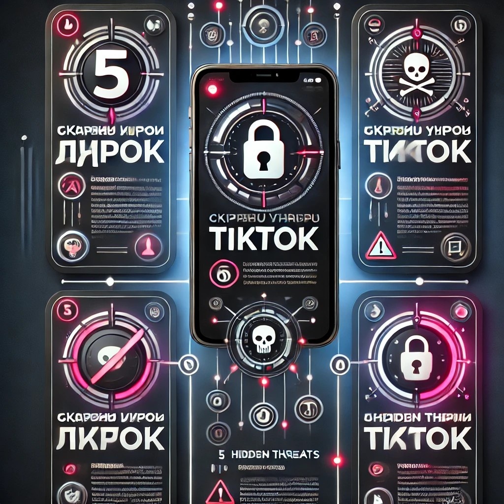 5 скрытых угроз TikTok. 📱⚠