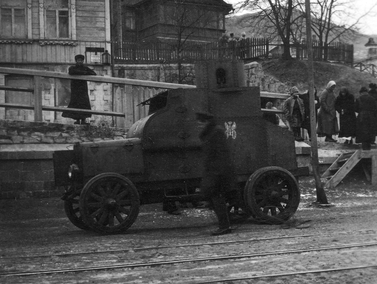 Бронеавтомобиль Фиат-Омский в однобашенном варианте. Фотография в свободном доступе.