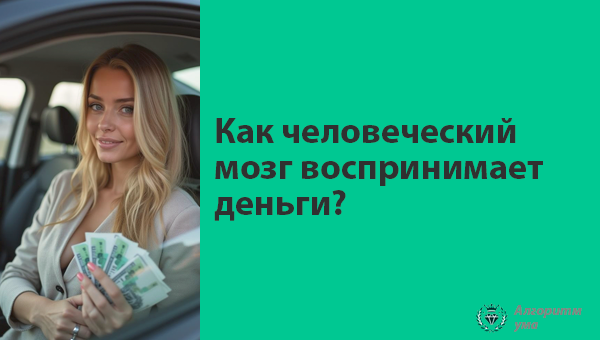 Как человеческий мозг воспринимает деньги