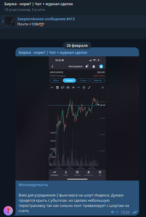 Скриншот из чата сделок: https://t.me/ex_norm_chat