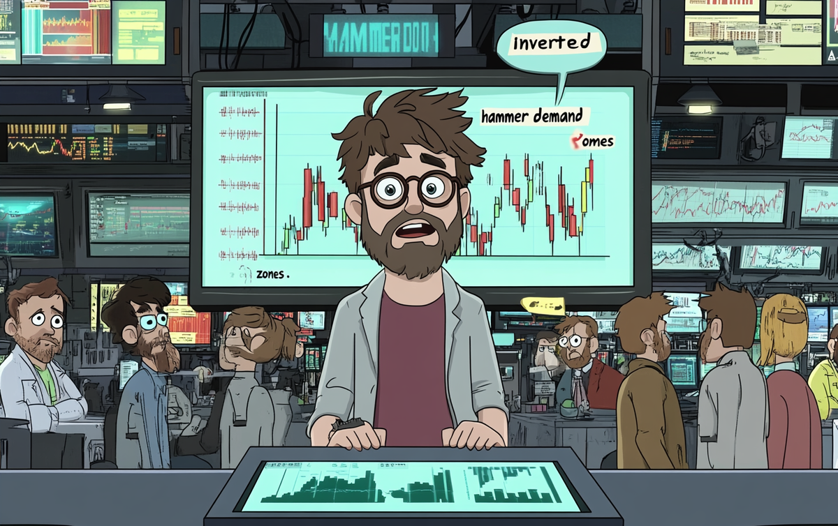    Распознавание перевёрнутого молота и использование зон спроса для успешного трейдинга Павел Летучка