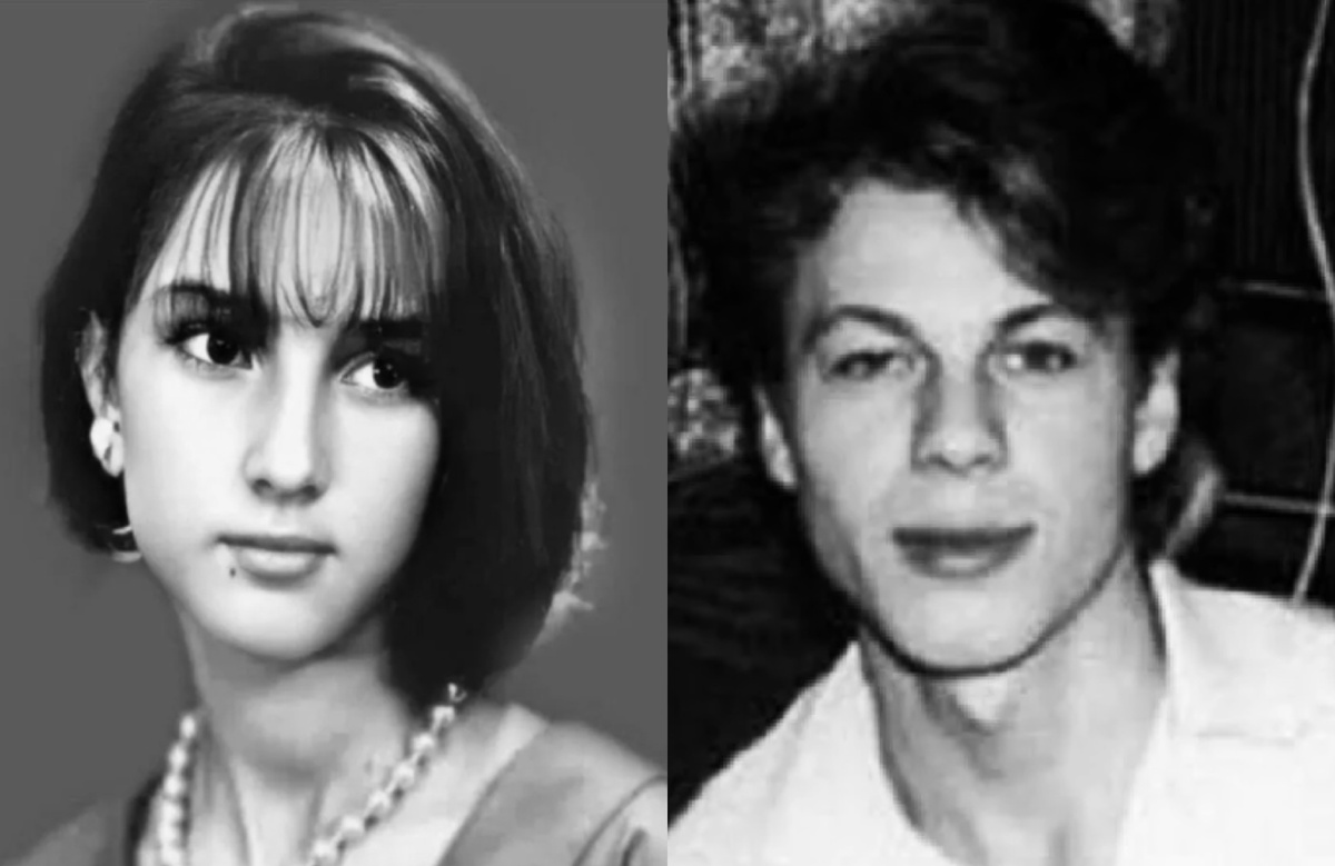 на фото Лера Кудрявцева и Сергей Ленюк в молодости 