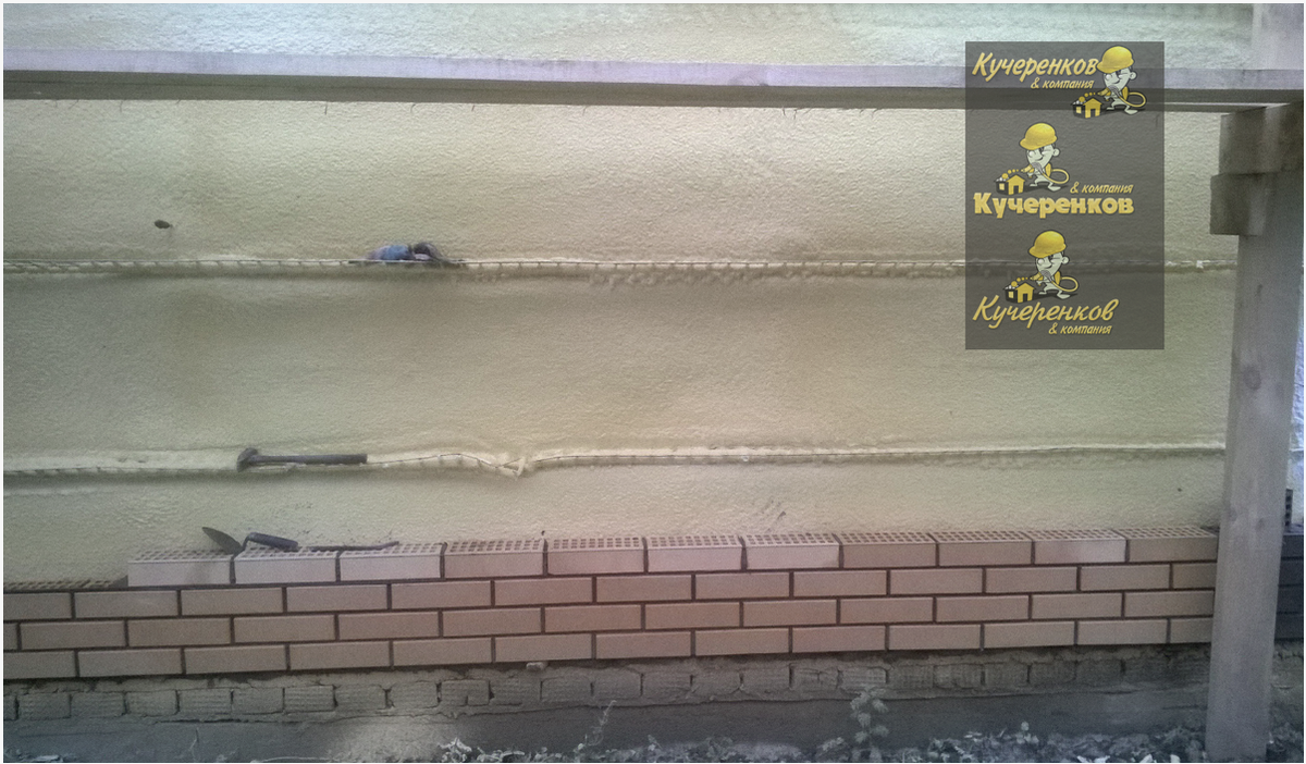 Утепление стен дома снаружи жестким пенополиуретаном