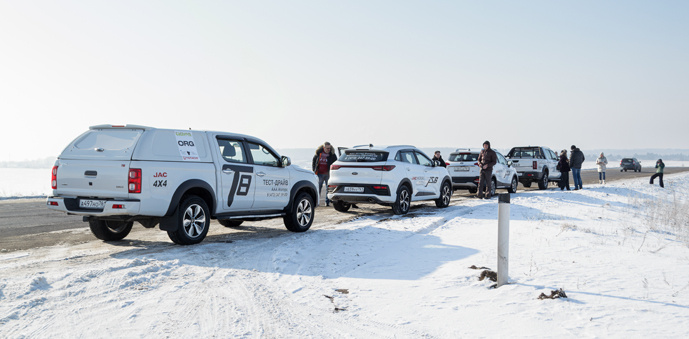 На трассе в Нововоронеж