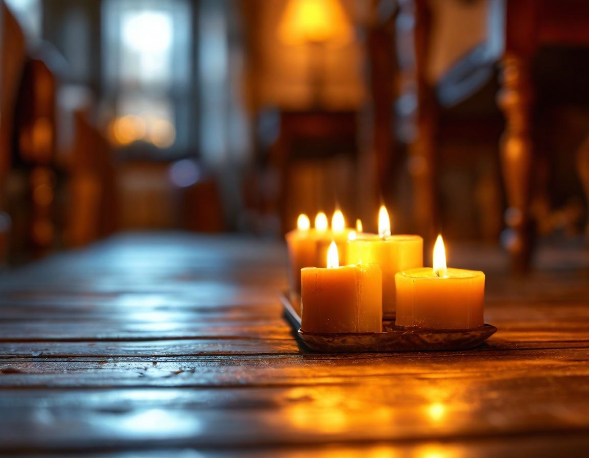 Свечи в интерьере