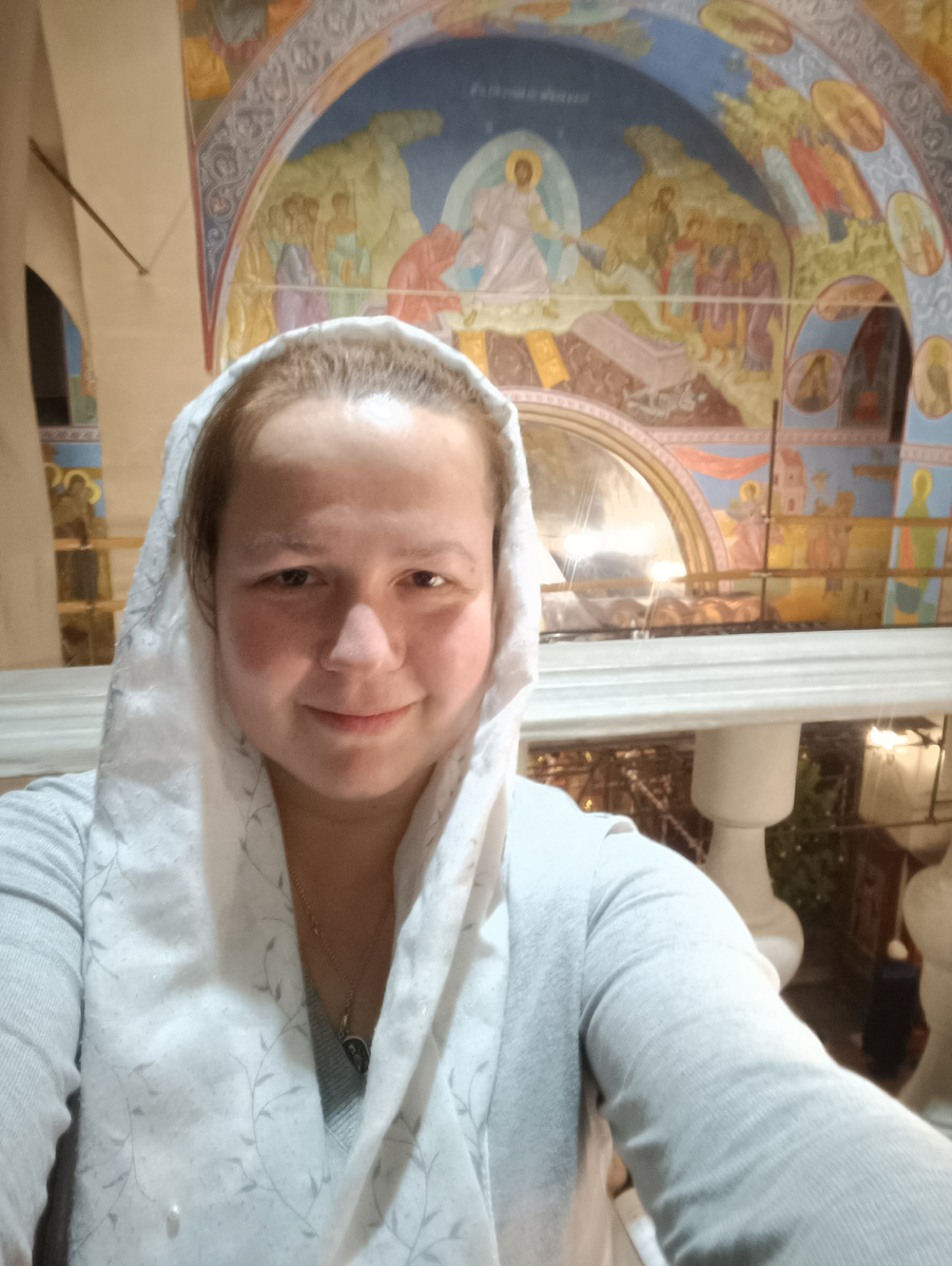 В новом храме на торжественной службе 