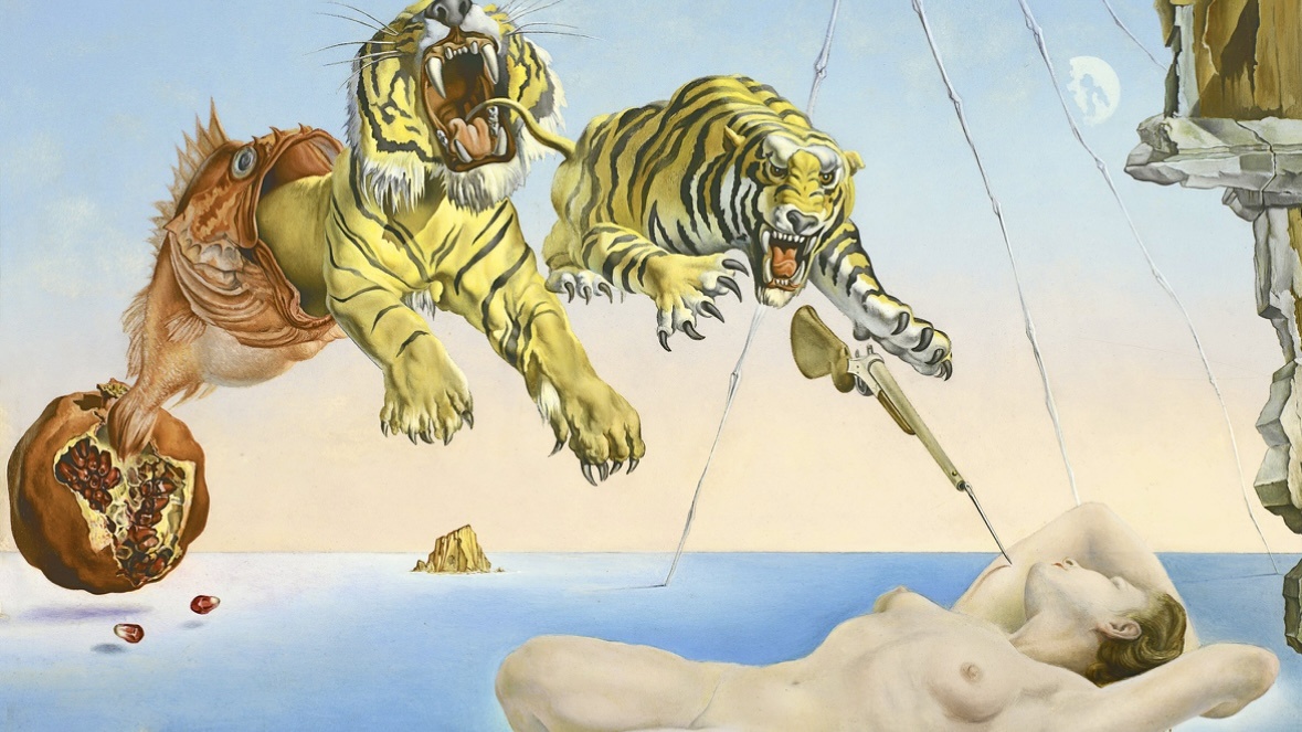 «Сон, вызванный полетом пчелы вокруг граната за секунду до пробуждения», 1944