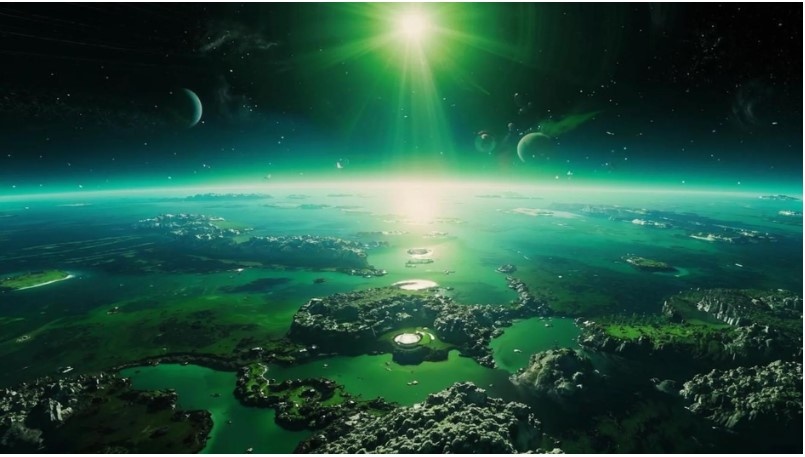 Древний океан был зеленого цвета утверждают ученые.