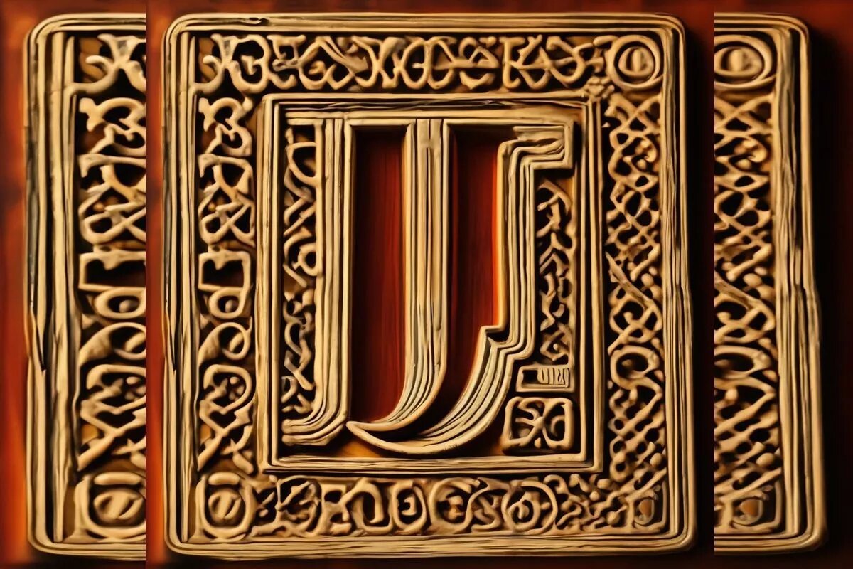 Первопечатные буквы глаголицы были не круглыми, а квадратными и напоминали готику.
Фото: Нейросеть shedevrum.ai