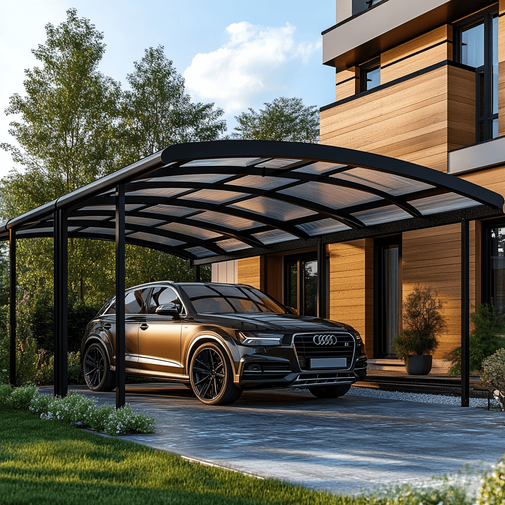    Лучшие навесы в Уфе: Поликарбонат — идеальное покрытие для вашего комфорта и стиля! ZMK-ZENIT