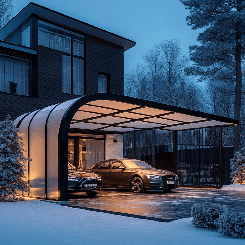    Идеальные навесы из поликарбоната в Уфе: 10 преимуществ для вашего дома и дачи от ZMK-Zenit! ZMK-ZENIT