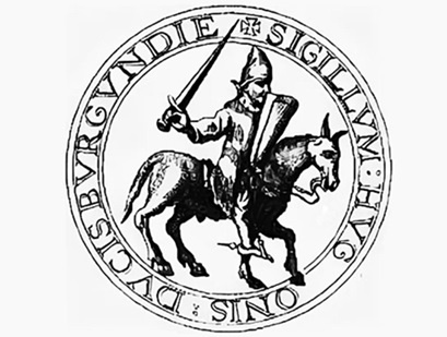 Единственное прижизненное изображение Гуго (Юго) III Бургундского сохранилось на его собственной печати. Источник: https://upload.wikimedia.org/wikipedia/commons/5/51/Hugh_III.jpg