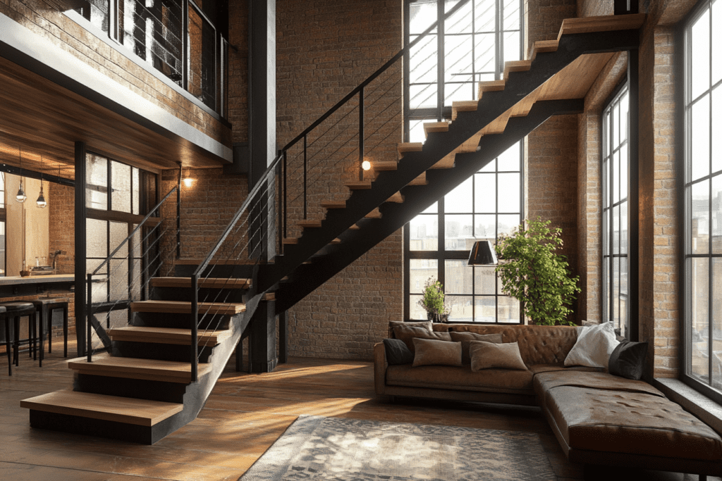    Лестницы в стиле лофт: как лазерная резка от ZMK-Zenit преобразит ваш интерьер в Уфе ZMK-ZENIT