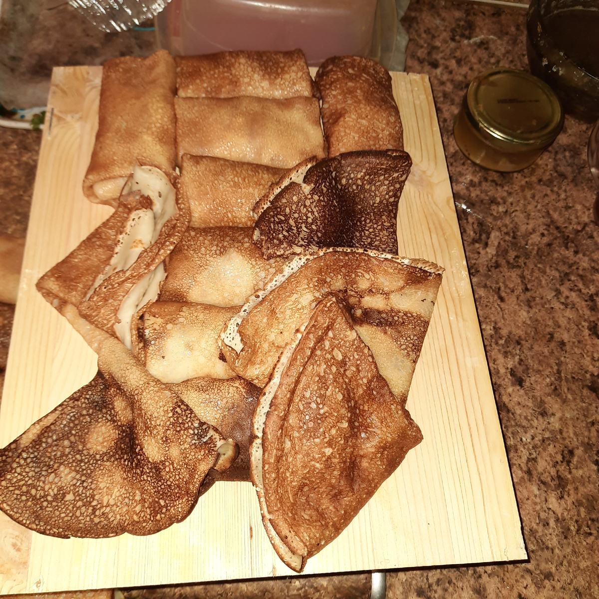 Вот уж блинов у нас было, в этом году!