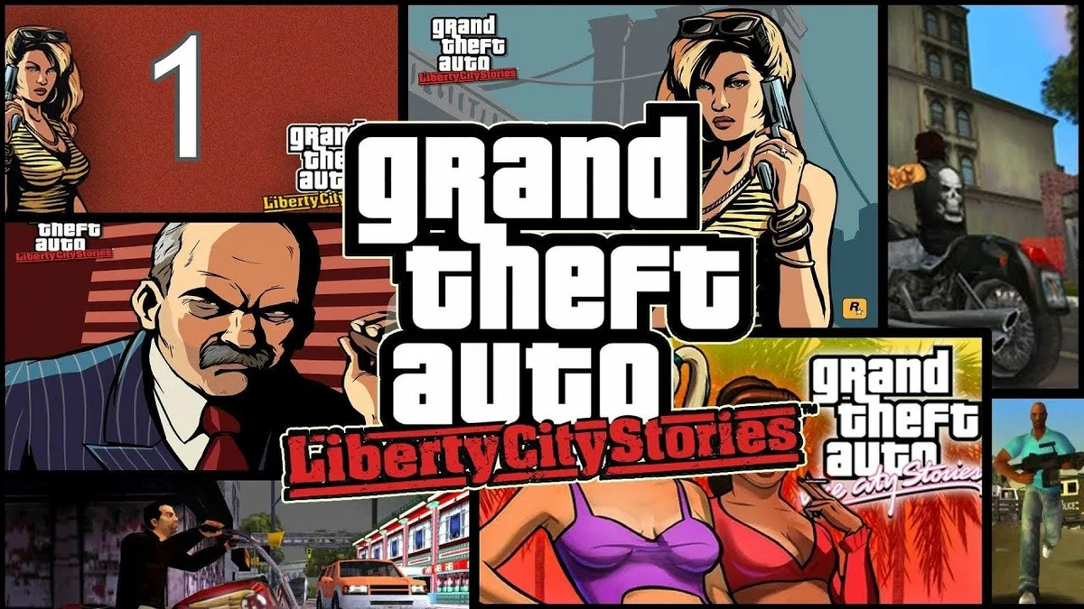 GTA: Liberty City Stories. Как всегда у Рокстар мощные постеры))