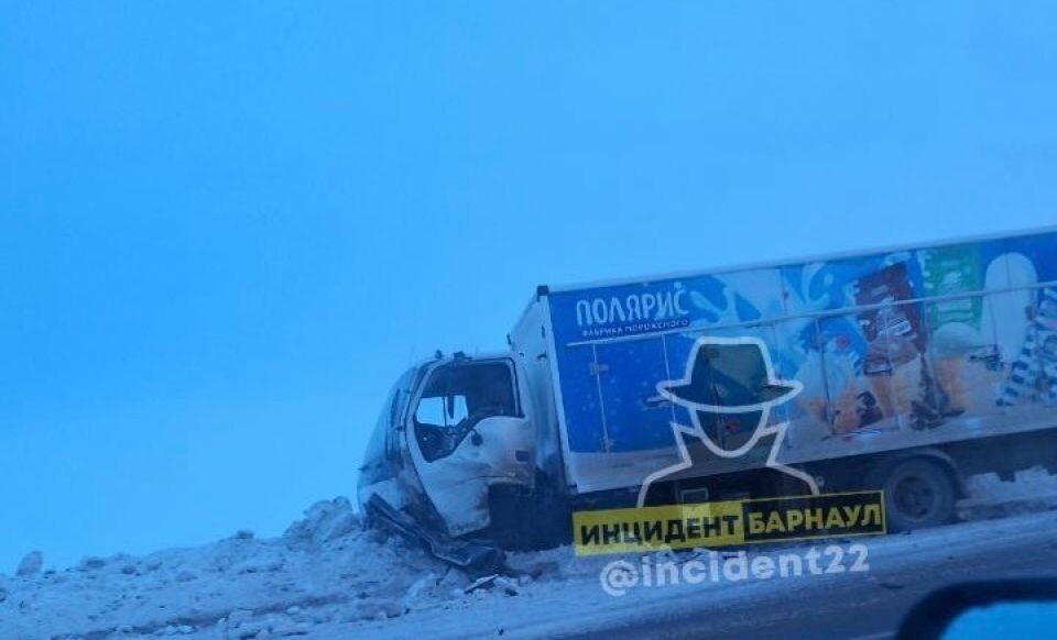    Фото с места смертельного ДТП . Источник: "Инцидент Барнаул"