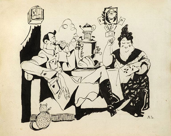 (Картина М.М.Черемных "Мещане")