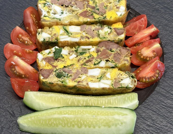 Запеканка из куриной печени