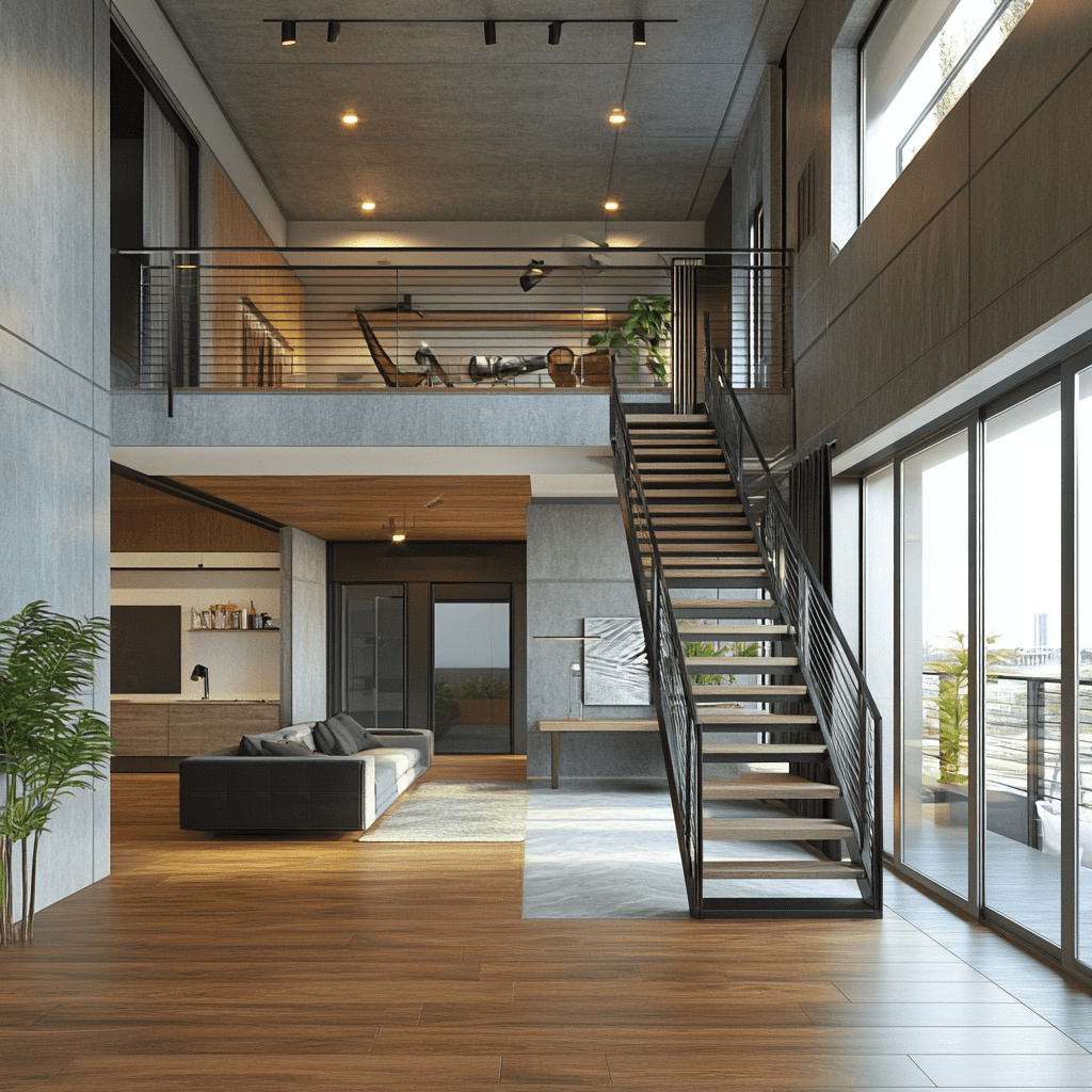    Лофт стиль в интерьере: как создать уникальную атмосферу с антресольным этажом и навесами от ZMK-Zenit в Уфе ZMK-ZENIT