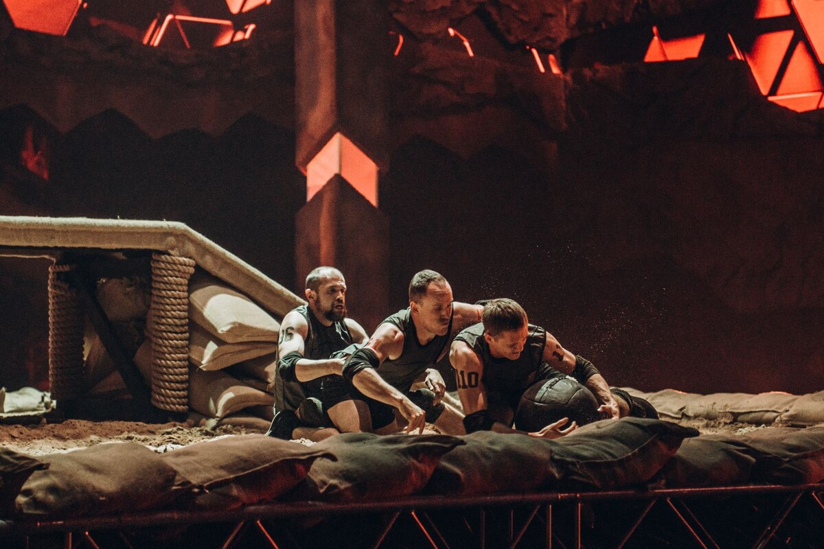 Состязание состояло в том, чтобы удерживать мяч до конца раунда.  Фото: Фото предоставлено пресс-службой ТНТ