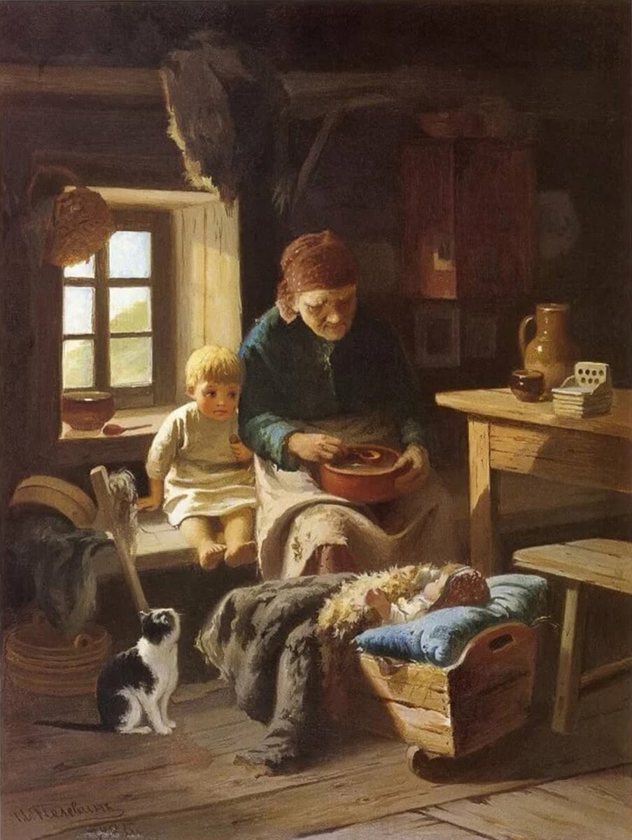 «В избе», Иван Андреевич Пелевин 