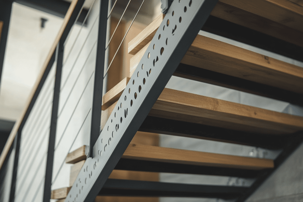    Лестницы в стиле лофт с лазерной резкой - как создать уникальный дизайн вашего дома с ZMK-Zenit в Уфе ZMK-ZENIT