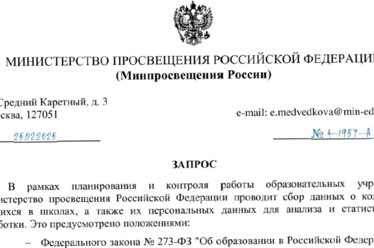    Неизвестные пытаются завладеть данными омских детей через школы