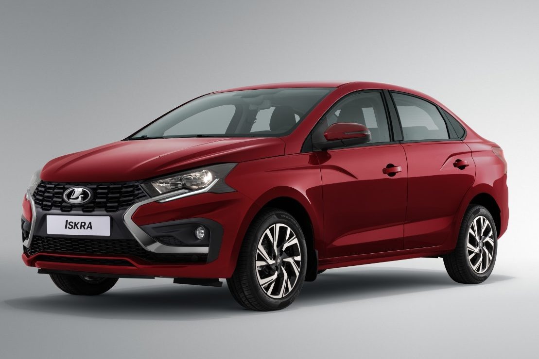 Новая Lada Iskra в кузове седан.