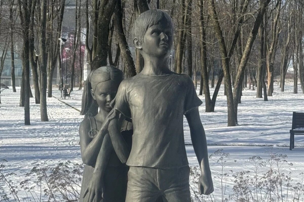    Памятник на Аллее ангелов.