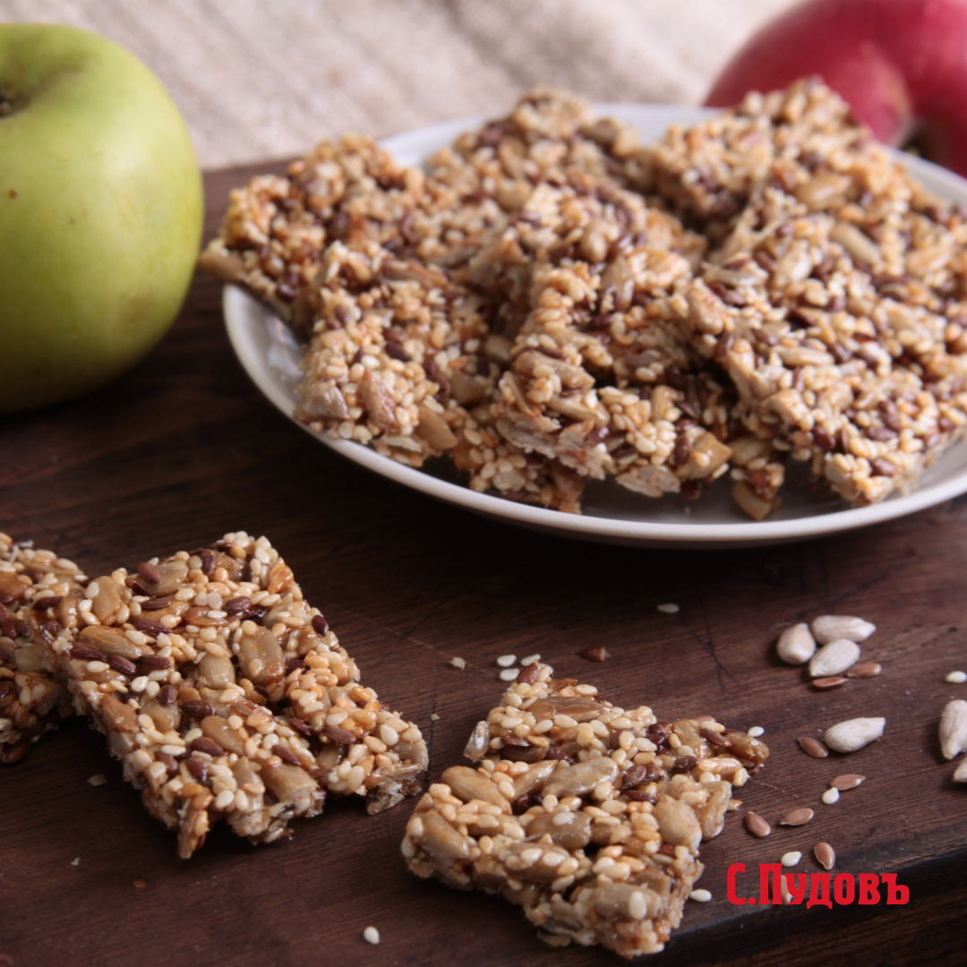 ПОСТНЫЕ КОНФЕТЫ ИЗ ТРЕХ ВИДОВ СЕМЯН