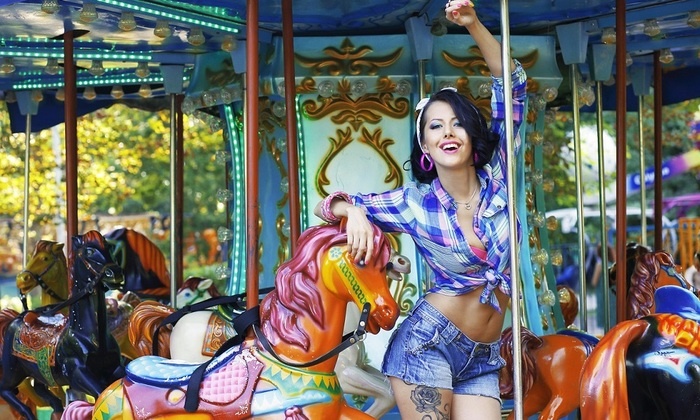    Француженка трижды вышла замуж за карусели и пережила два «развода»