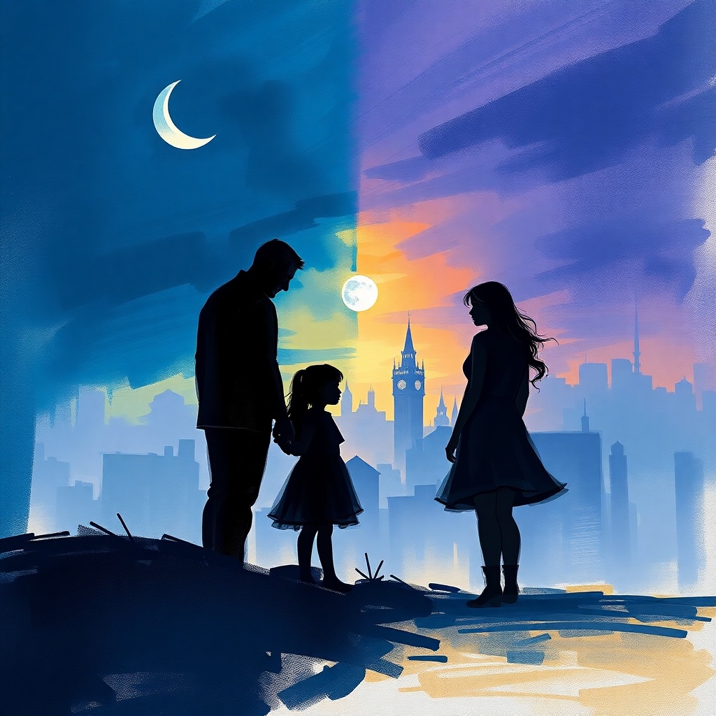 Когда моя жена ушла, дочке было всего четыре. Оля осталась со мной. Так решил суд...