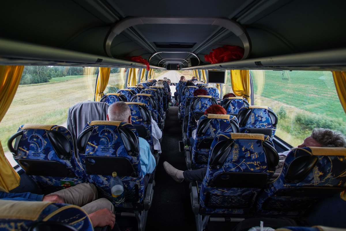 Салон пассажирского автобуса © Sputnik